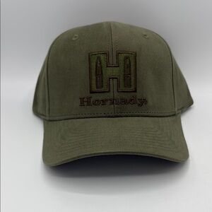 HORNADY GREEN BRAND NEW EMBROIDERED HAT ONE SIZE FITS MOST
